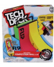 Комплект скейтборди за пръсти Tech Deck - Competition Wall 2.00, X-Connect -1